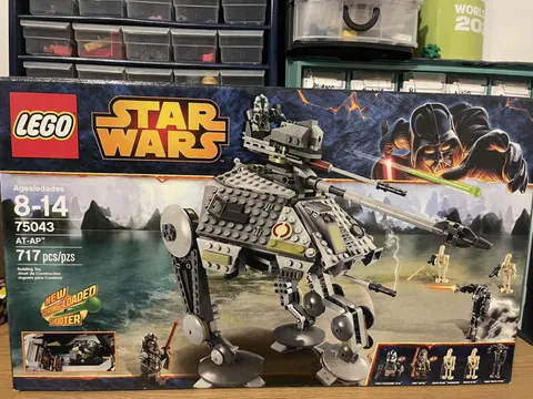 Lego Star Wars 75043 AT-AP 100% Complete w/ Figures, Box, Manual