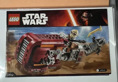 LEGO Star Wars Rey's Speeder Force Awakens 75099 Instruction Manual ONLY Retired