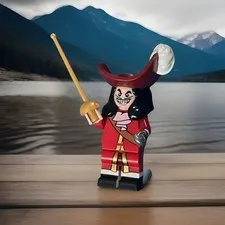 LEGO DISNEY Series 1 Collectible Minifigures Retired-Captain Hook(Free shipping)