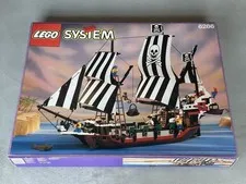 LEGO 6286 Skull's Eye Schooner Pirates 1993 Open Box Unbuilt Rare