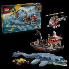 LEGO™ Mosasaurus Dinosaur Boat Attack (77983)