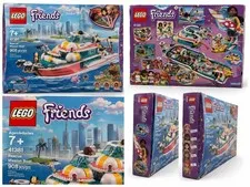 Lego Friends 41381 Rescue Mission Boat BRAND New Sealed RETIRED 908 Pieces