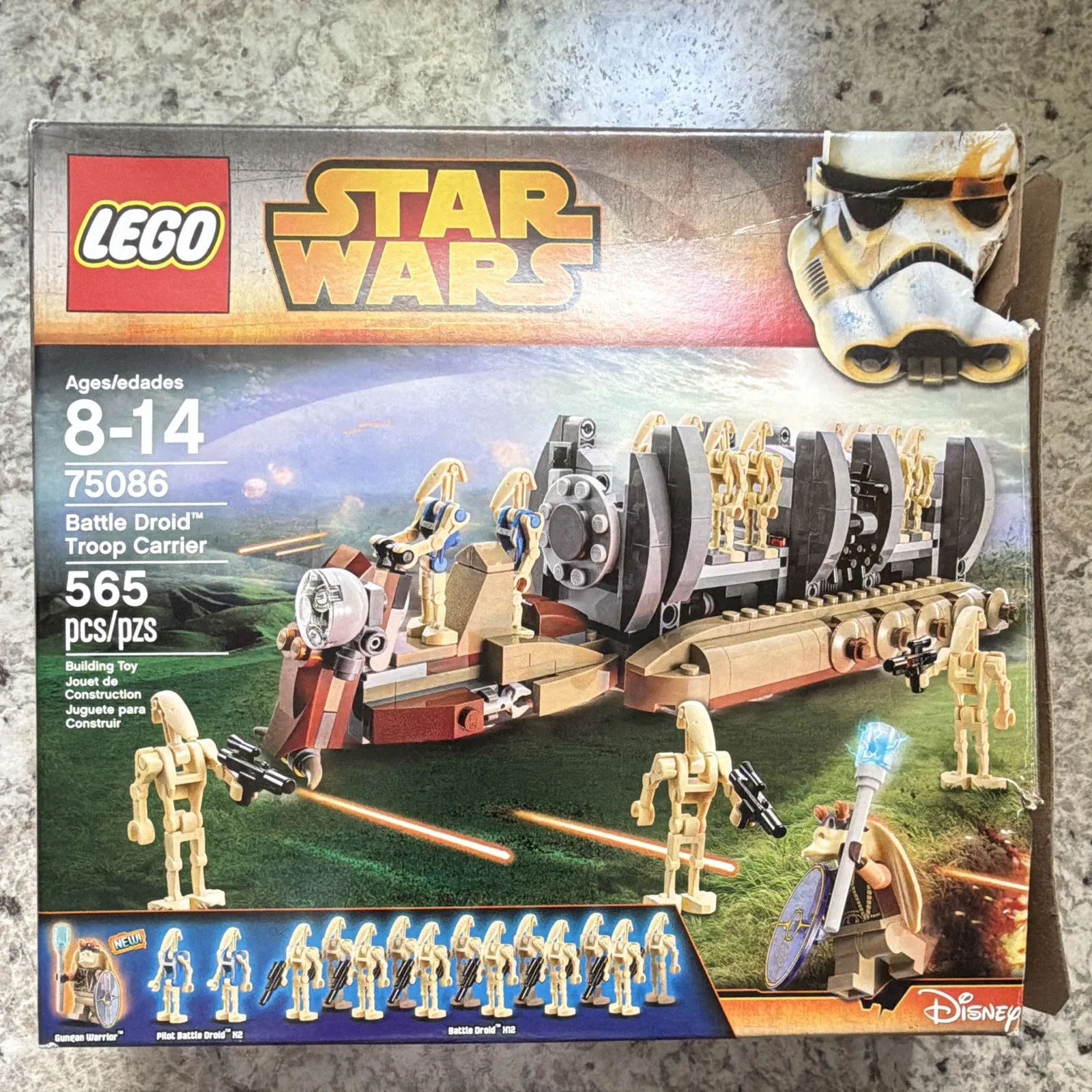 LEGO Star Wars 75086 Battle Droid Troop Carrier Complete Set 565 pcs Box