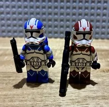 Lego Star Wars Clone Army Customs JET Clone lot with accessories. 