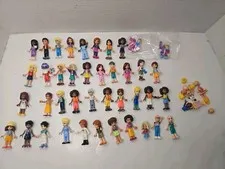 Lego (40 Plus) Minifigures African American Milano Friends Lot See Pics