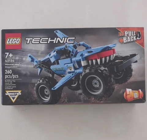LEGO Technic 42134 Monster Jam Megalodon Pull-Back 2 in 1 260pc 7+