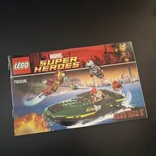 LEGO Marvel Super Heroes Iron Man 3 76006 Illustrated Instruction Booklet