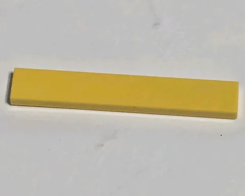 LEGO Parts: 1x6 Flat Tiles, Part # 6636, Yellow