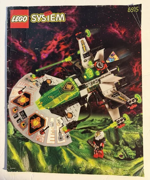 Lego Space Warp Wing Fighter (6915) MANUAL ONLY Instruction Booklet