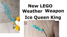 New LEGO Weather BOLT Weapon ICE STAFF King Queen Polar Lord Control Nature LOVE