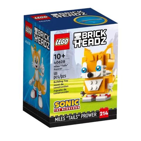 LEGO BrickHeadz Sonic the Hedgehog Miles Tails Prower 40628 New Sealed Retired