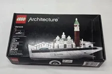 LEGO Architecture Venice 21026 Open Box - Sealed Blocks Booklet Complete 212 pcs