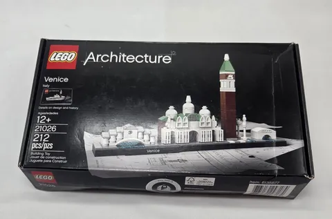 LEGO Architecture Venice 21026 Open Box - Sealed Blocks Booklet Complete 212 pcs