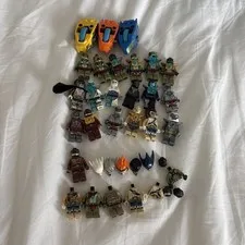 LEGO Legends of Chima Minifigure Lot w/ Accessories Weapons Wings Helmets