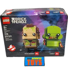 LEGO BrickHeadz PETER VENKMAN 62 & SLIMER 63 #41622 sealed NEW 2018 brick Headz