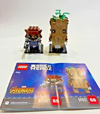 LEGO BrickHeadz Groot & Rocket 41626 189pc w/ Instructions