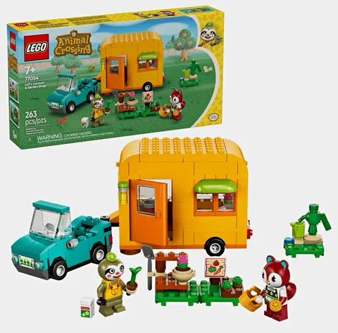 LEGO Animal Crossing Leifs Caravan & Garden Shop 77054 263pcs Age 7+ Retired Set