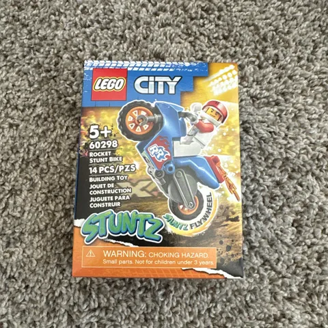 LEGO 60298 City Stuntz Rocket Stunt Bike NIB Sealed 2021 14 PCS