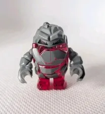 LEGO ® minifig pm003 - rock monster - meltrox (trans-red)