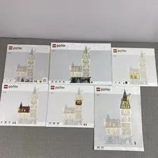 LEGO Harry Potter Main Tower 76454 Instruction MANUALS INLY Complete Set 6