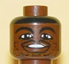 LEGO Minifigure, Head NBA Steve Francis Pattern inv.657