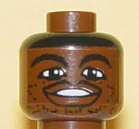 LEGO Minifigure, Head NBA Steve Francis Pattern inv.657