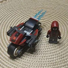 LEGO Miles Morales With Motorcycle, Spiderverse, Spider Man,