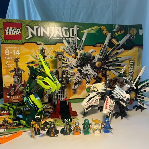LEGO NINJAGO: Epic Dragon Battle (9450) 100% Complete w/ Box & Booklet
