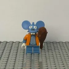 LEGO Simpsons Series 1 ITCHY Minifigure 71005 Genuine Complete