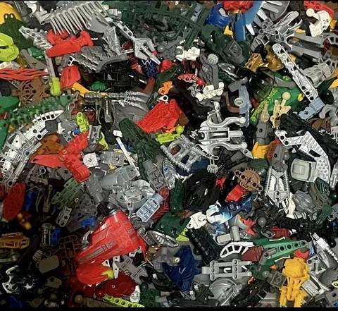 LEGO Bionicle Hero Factory 1 Pound Bulk Lot Random Parts Pieces Masks Armor