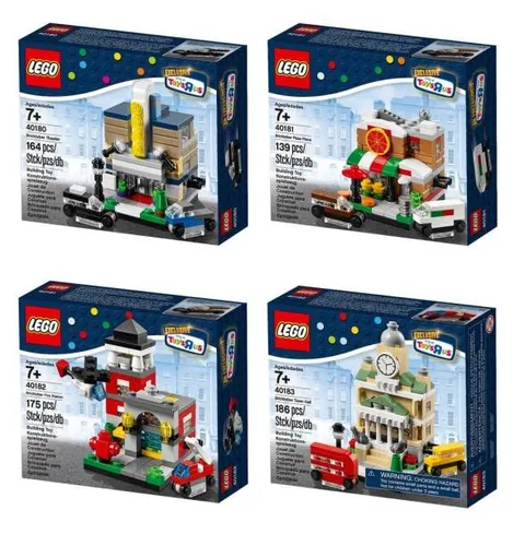 LEGO Toys R Us exclusive 40180 40183 brand new total of 4 items Blocktober
