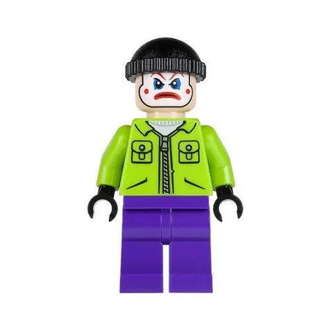LEGO 6863 - Batman - The Joker's Henchman - Lime Jacket - Mini Figure