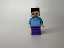 LEGO Minecraft Steve Minifigure Misprint Error  Authentic