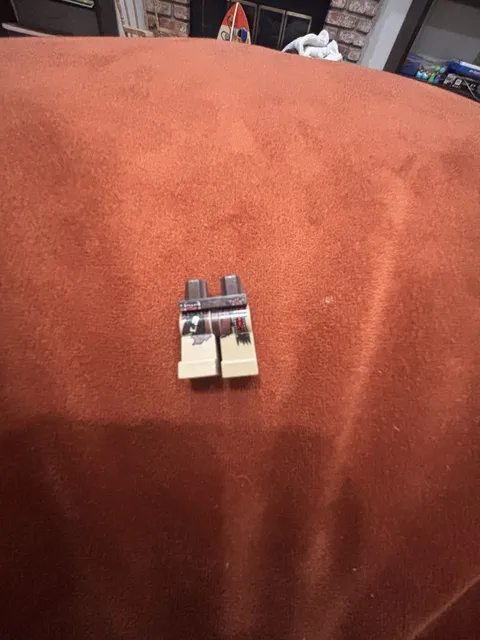 LEGO Minifigure Legs Dark Tan Western Native Pouch with Sash Cowboy Body Part