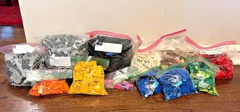 Lego pieces bulk lot, assorted by color - 13 pounds!