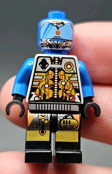 Lego - UFO Droid Blue Techdroid 1 - Genuine Minifigure (sp043) A6 Fast Shipping 