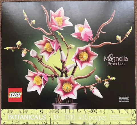 LEGO® Botanicals Magnolia Branches (11510) New Sealed