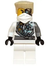 LEGO® Minifigure NINJAGO njo0085 Zane (Techno Robe) Rebooted Battle Damage