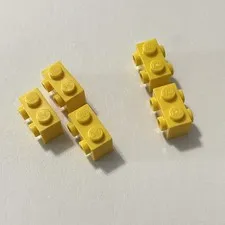 Lego 52107 11211 Yellow Replacement Add-on Parts Pieces Lot of 5