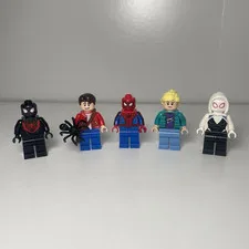 LEGO Marvel Superheroes Minifigure Lot - Spider Man & Friends