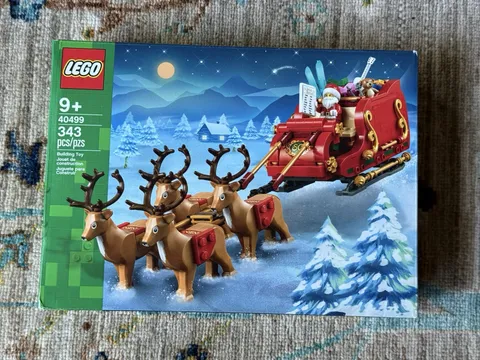LEGO 40499 Santa's Sleigh Seasonal Set 343pc Brand New Sealed