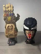 LEGO Marvel Bundle: Thanos Infinity Gauntlet & Venom Head Display Sets