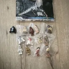 LEGO Star Wars, mini￼ figures, and poly bag