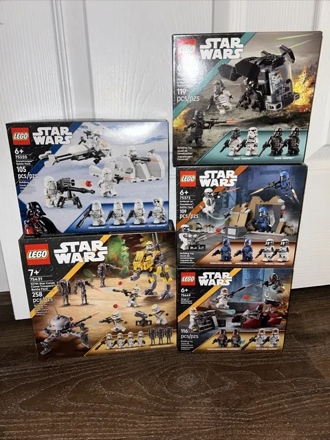 Lego Star Wars Minifigures Lot Of 25 Mini Figures and Accessories Sealed