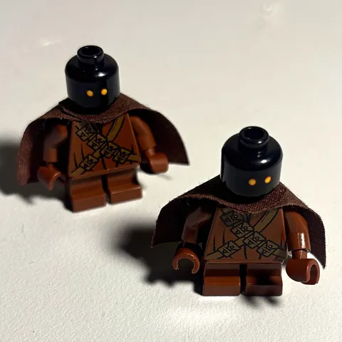 Two Rare Lego Star Wars Jawas as shown here from vintage set 10144