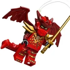 Lego Ninjago Dragons Rising Kai Dragon Form Minifigure New From Set 71856
