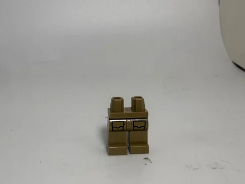 Lego Leg-Hips and Legs with Cargo Pockets with Flaps Pattern-Dark Tan
