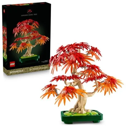 LEGO Botanicals Japanese Red Maple Bonsai Tree 10348 Adult Building Kit 18+