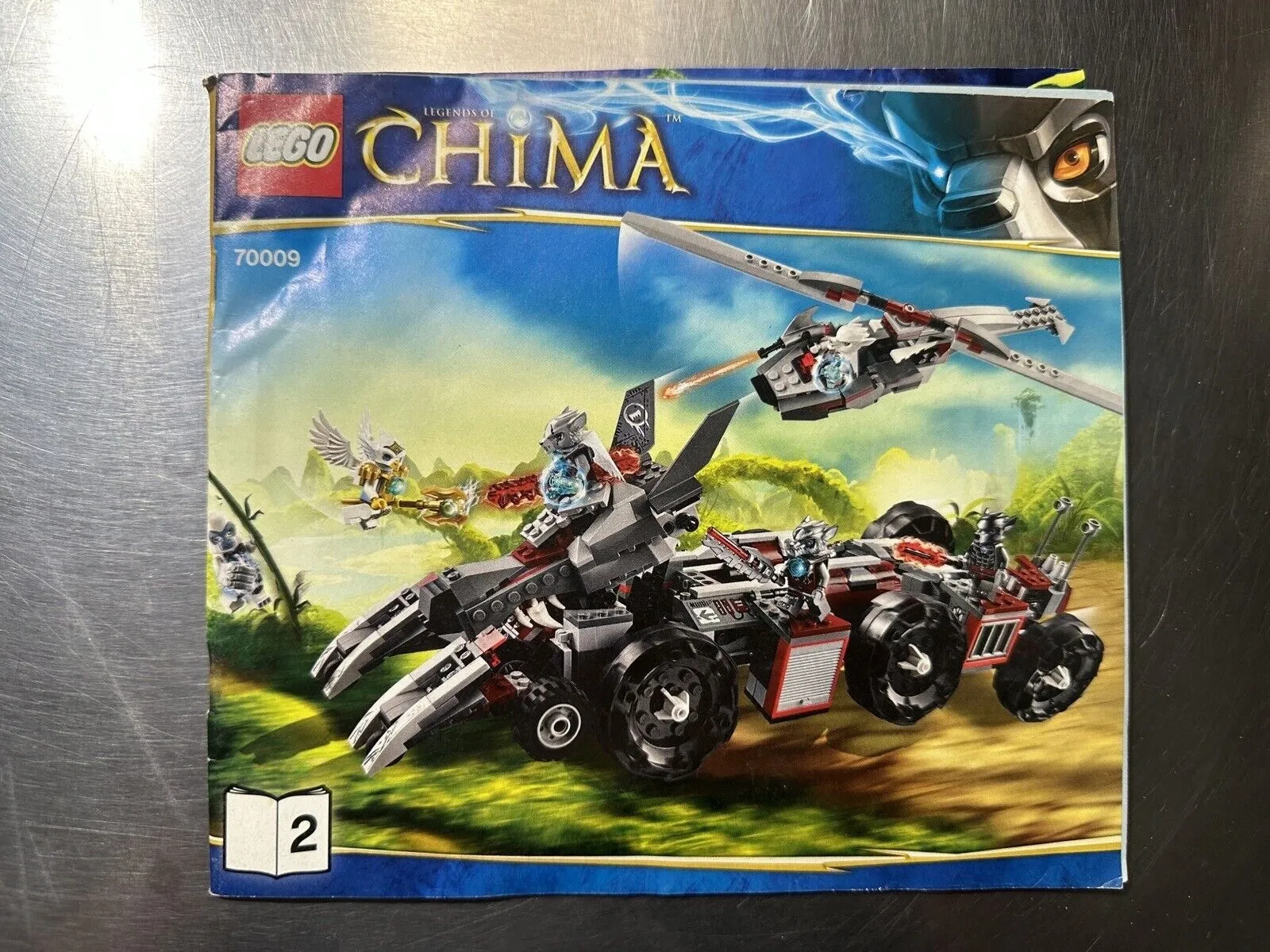 2013 LEGO Legends Of Chima 70009 Manual Booklet Only  Used Condition