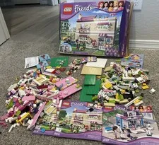 LEGO Friends Mixed Lot Multiple Sets Parts & Pieces 3315 3187 Manuals Figures
